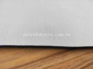 China White And Black Thick Neoprene Fabric 2mm Foam Rolls Neoprene Coated Nylon Fabric on sale