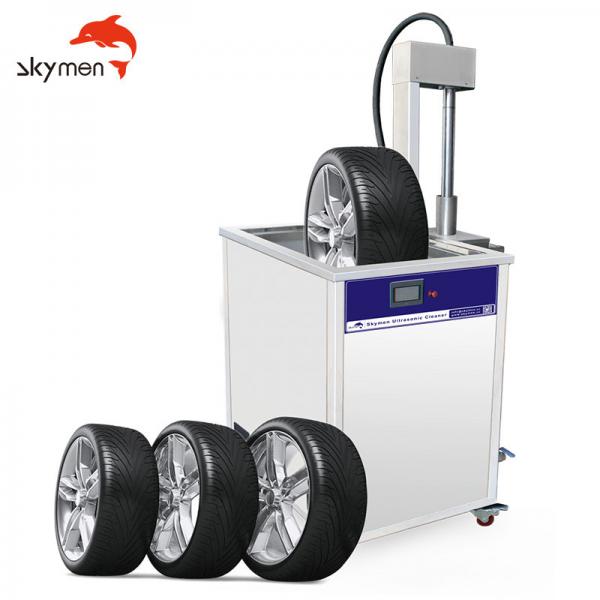 Cheap SUS303 220V 50HZ Power Supply Tyre Washing  Automatic Loading Unloading Tires Industrial Ultrasonic Cleaning Machine for sale