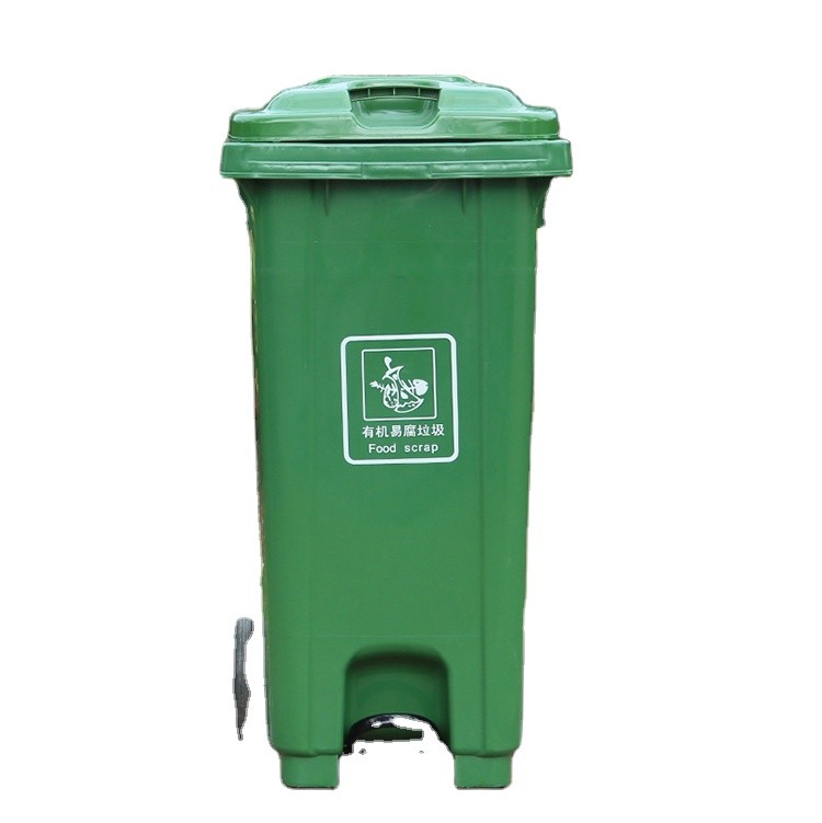 China 120L Outdoor plastic waste bin  hot sale trash can on sale