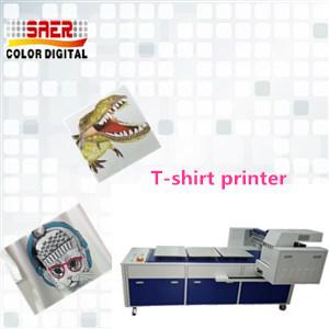 China Reliable Digital Tee Shirt Printing Machine Flatbed Printer 1 Year Warranty on sale