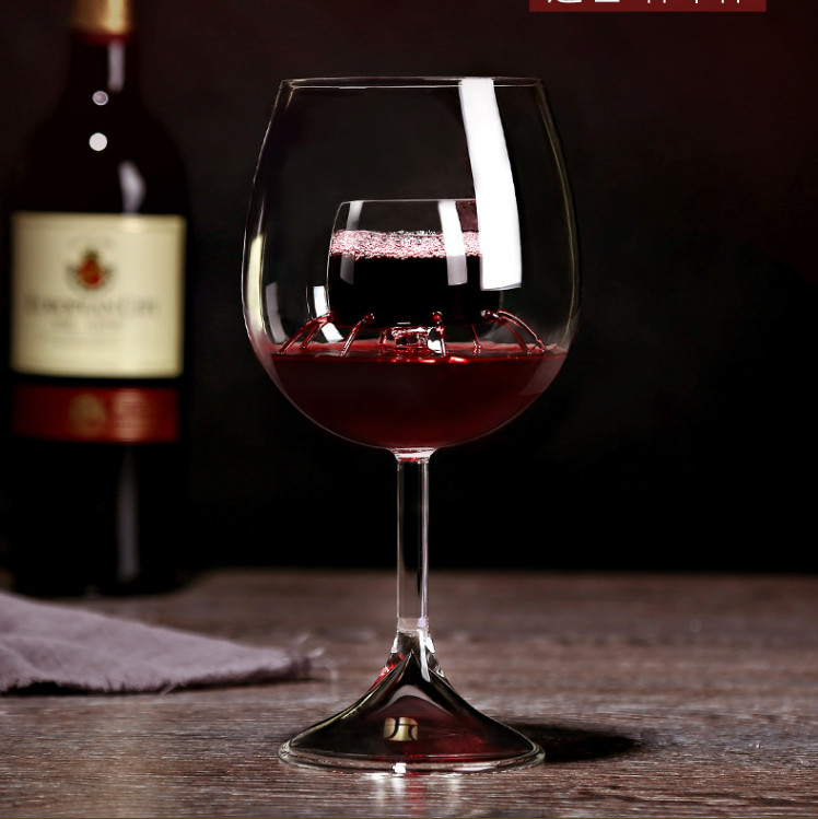 Heat Resistant 620ml Custom Wine Glasses Red Wine Cup With Stem