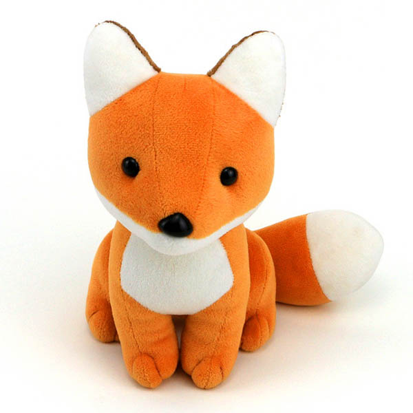 Polyester Stuffing Furry Plush Mini Fox Stuffed Animal 3 10in