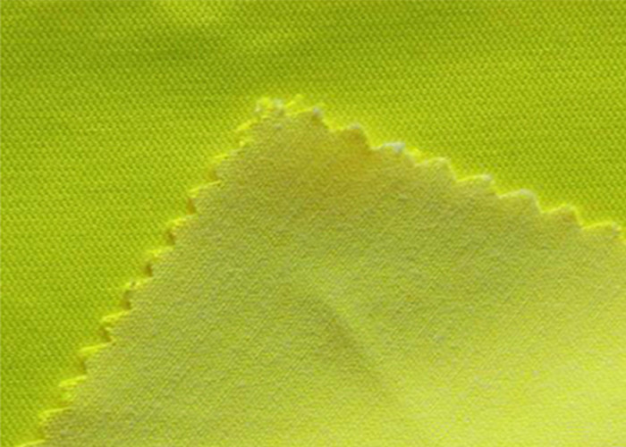 China Yellow Water Resistant Fabric Winter Waterproof Hi Vis Reflective Fabric For Workwear on sale