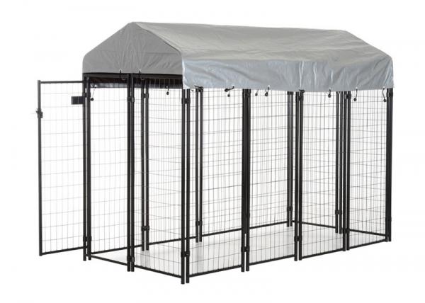 Cheap Metal Modular Dog Kennels Pet Cage , Houseables Dog Kennel Large Dog Crate for sale