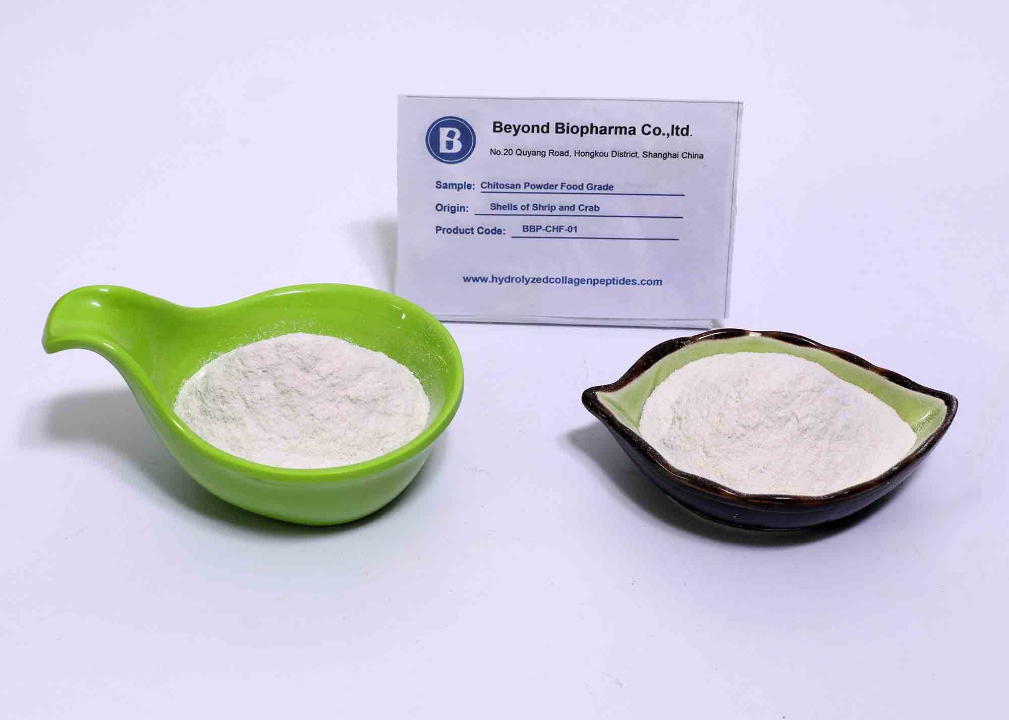 China Water Soluble Pure Chitosan Powder For Food Supplements Application on sale