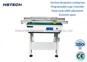 China Manual Hand Crank ESD Belt LED Button Width Adjustment PCB Transporting Conveyor on sale