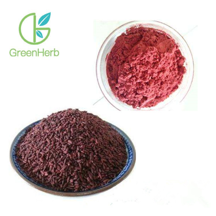 China 100% Natural Food Pigment Red Yeast Rice Extract Monascus Color / Red Yeast Rice P.E. on sale