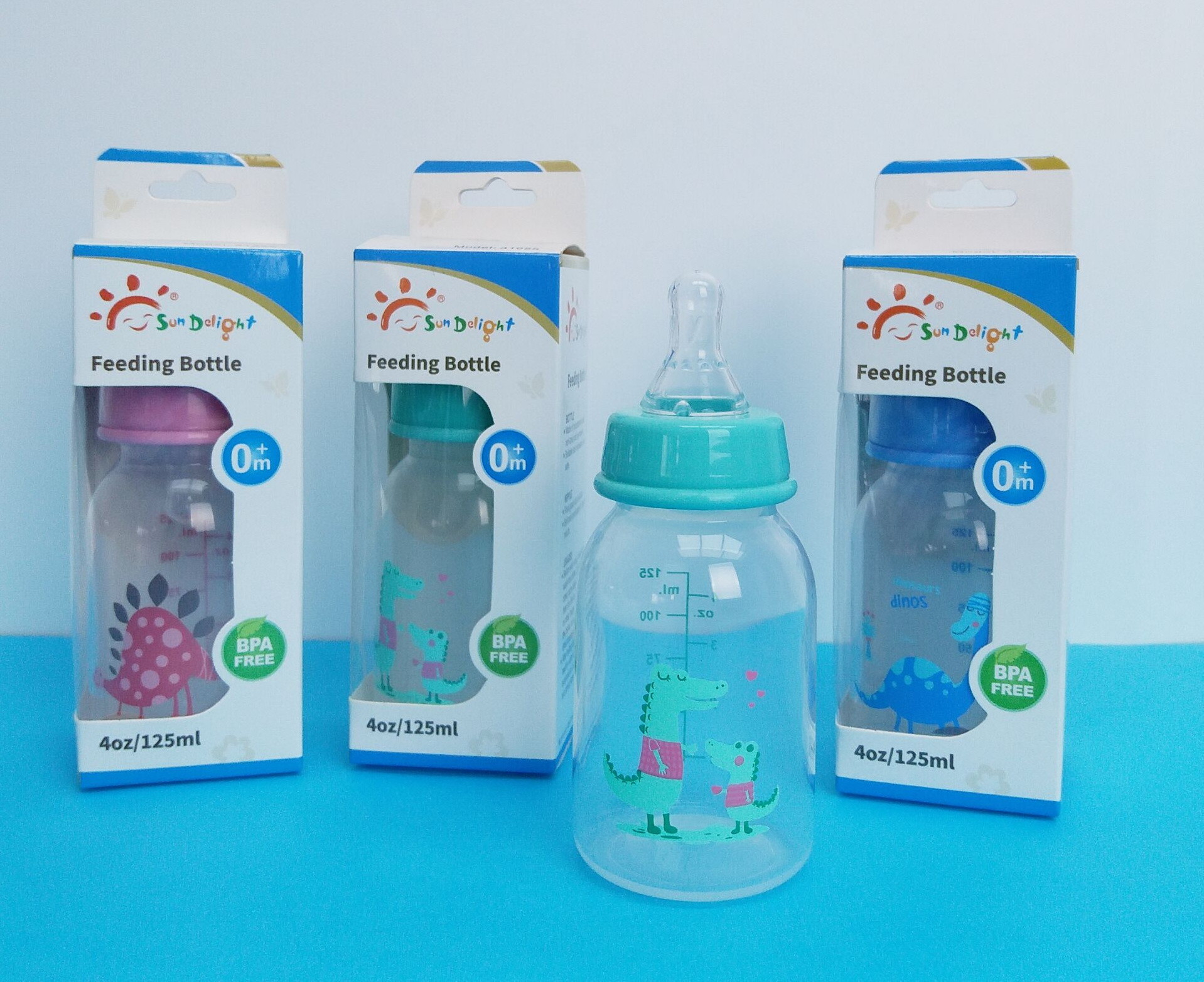China FDA BPA Free 4oz 125ml PP Plastic Baby Feeding Bottle on sale
