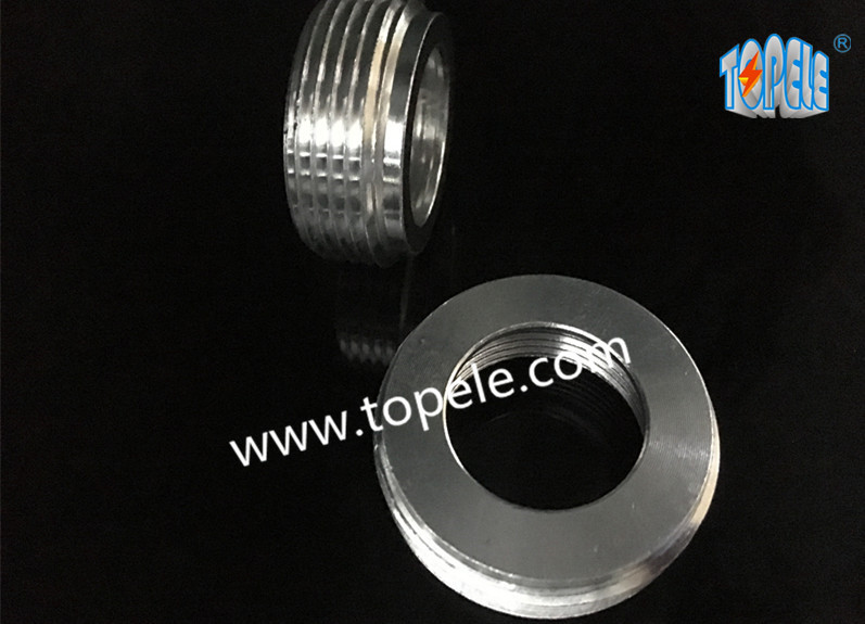 Best Electrical IMC Conduit And Fittings Zinc Plated Steel Reducing Bushing , Threaded Reducer wholesale