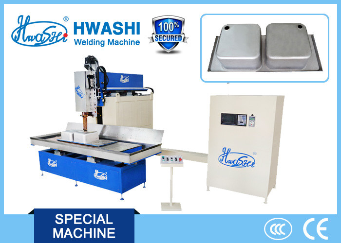 China HWASHI CNC Automatic Welding Machine Stainless Steel Kitchen Sink Bowl on sale