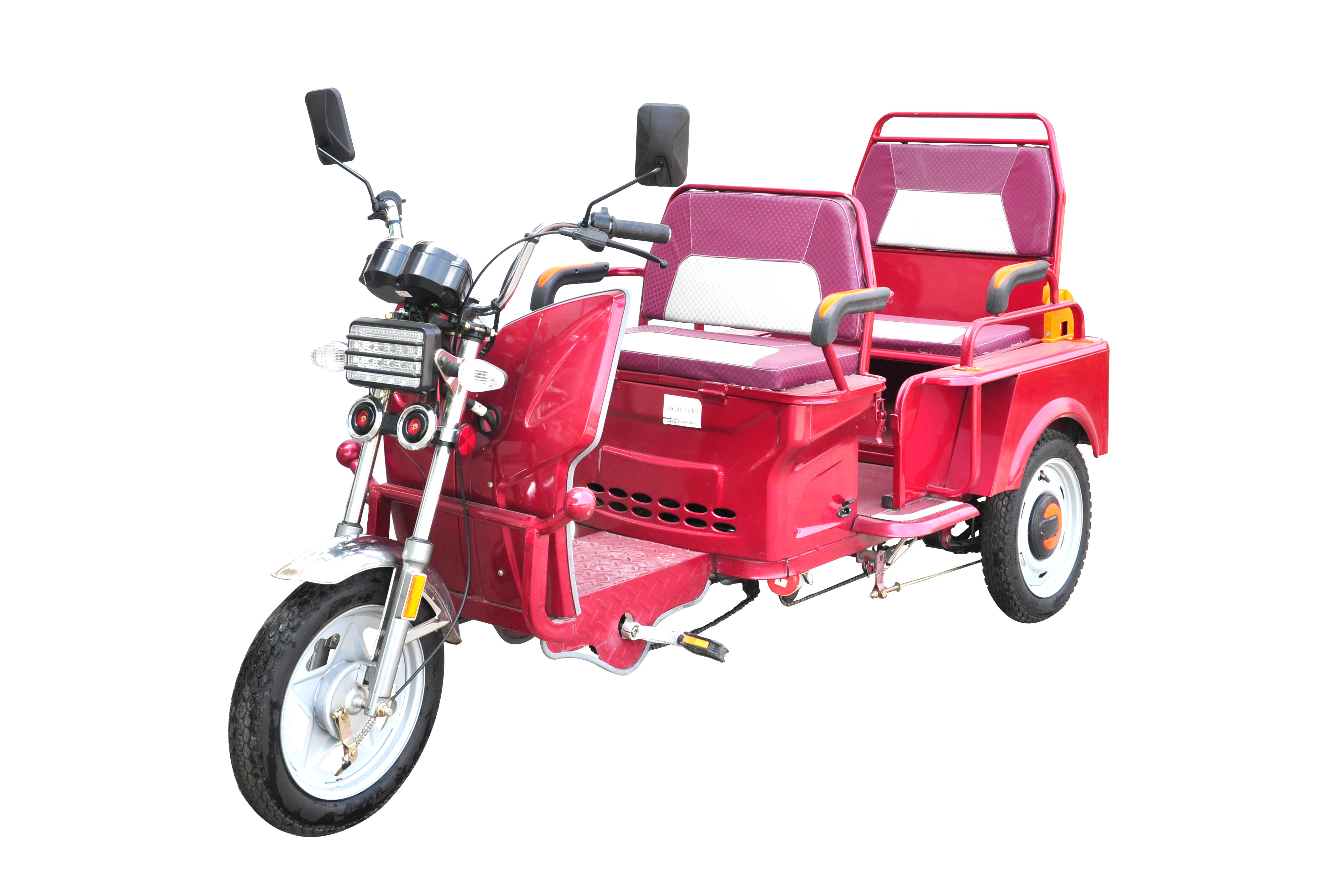 China Pedal Assistant 3 Wheel Electric Cargo Tricycles 60V800W Differential Motor on sale