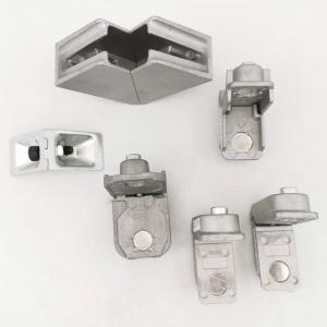 Silver Iron Aluminium Profile Corner Joint Corner Bracket For Window Connection