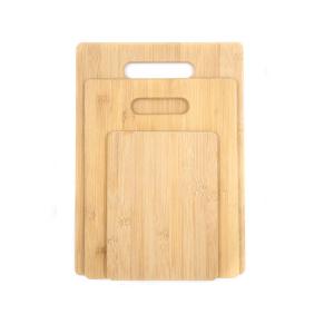 Best OCPO Kitchen S M L 3 Piece Bamboo Cutting Board Set Wooden Crafts Supplies wholesale