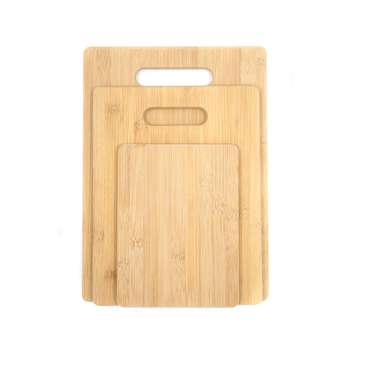 Cheap OCPO Kitchen S M L 3 Piece Bamboo Cutting Board Set Wooden Crafts Supplies for sale