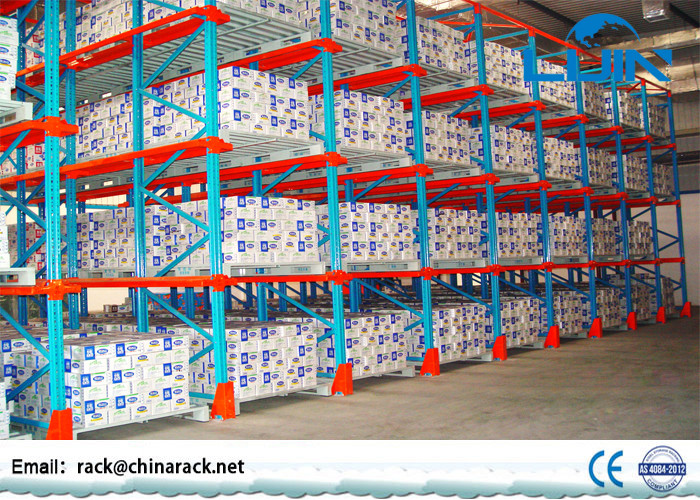 China Storage Drive Through Pallet Racking , Thru - Drive In Rack Pallet Racks Shelving on sale