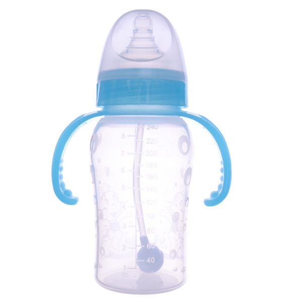 Buy cheap 240ml baby silicone feeding bottle with best quality from wholesalers