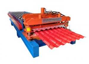 Best Half Round Roof Tile Making Machine , Full Automatic Glazed Tile Forming Machine wholesale