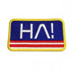 China Embroidered Football Patches/ Badges , Custom Sports Patches For Hats for sale
