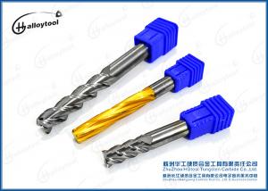 China Custom Solid Carbide Square Micro Ball Face End Mill For CNC Milling Machining on sale