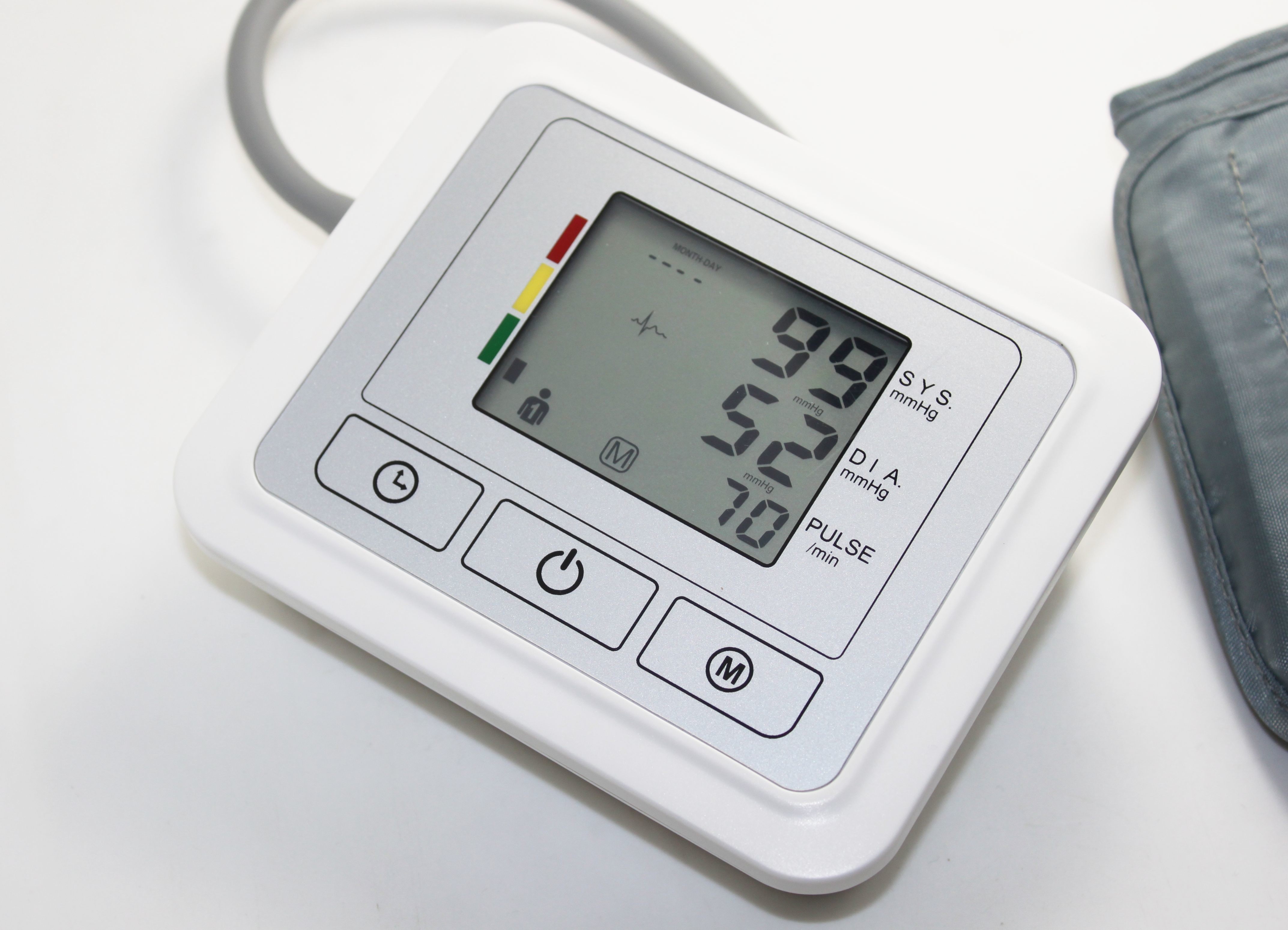 China Mini Arm Type Blood Pressure Measurement Digital Instrument Large LED Screen on sale