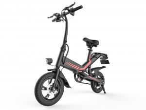 Best Anti Rust Chain Folding Electric Bicycle 350W Brushless Engine 12 Inch Lithium Battery wholesale