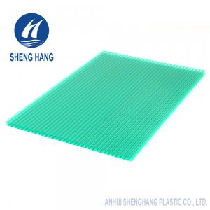 China 2100*5800mm Double Walled Polycarbonate Sheets Frosted Clear 4mm Flame Proof on sale