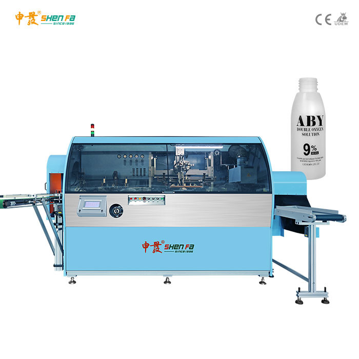 China One Color Automatic Screen Printing Machine For Plasitc PP PET HDPE Bottle on sale