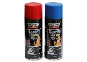 Best Fast Dry Wall Graffiti Spray Paint , Red / Blue / Yellow Matte Spray Paint Good Atomization wholesale