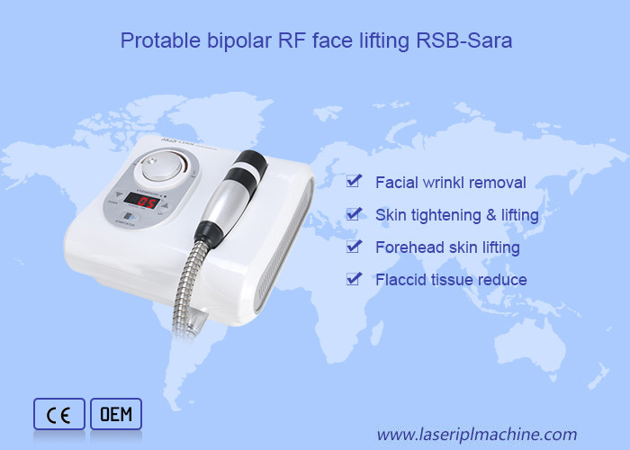 Portable Home Use Biopolar RF Radio Frequency Facial Lifting Beauty Device