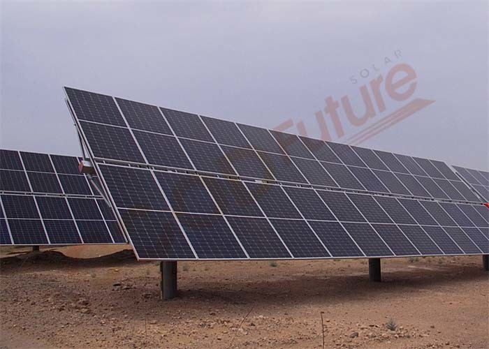 Cheap 0.5kWh 1 Axis Solar Tracker 18m/S Wind Speed Sun Tracking Solar System for sale