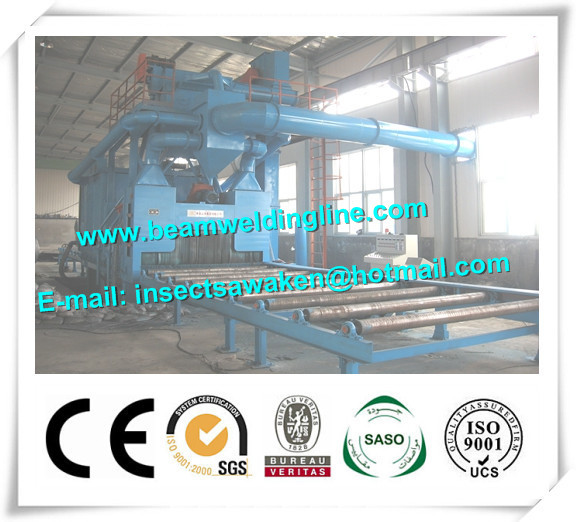 China External And Outer Steel Plate Painting / Shot Blasting Machine Customized on sale