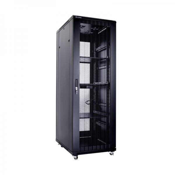 Cheap Front Rear Doors 37U Network Equipment Rack High Ventilation Rate 600 X 800mm Size for sale