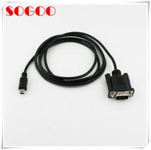 China Custom Molded Cable Assemblies VGA D-SUB 15 Pin Male To Mini USB Male 5 Pin Cable on sale