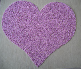Cheap PVC Anti Slip heart shaped table placemats for sale
