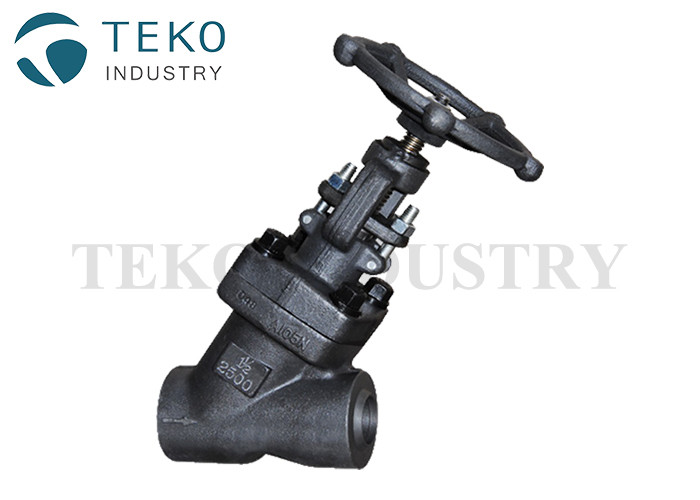 Best High Pressure Y Pattern Forged Steel Globe Valve Class 800 Class 1500 wholesale