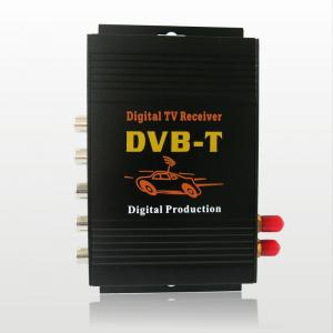 China CAR DVB-T MPEG-4 Double tuner Digital TV receiver Dual -tuner TV Box with multi language on sale