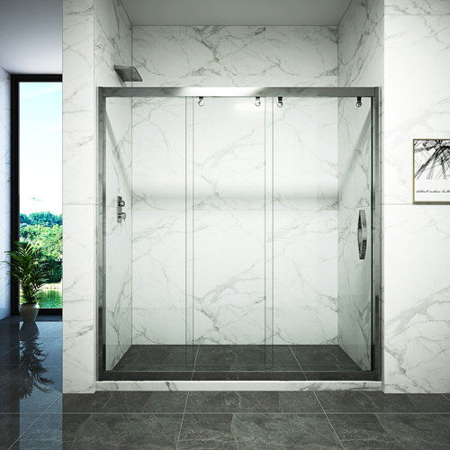 China Hinged Bifold explosion proof Glass Shower Door on sale