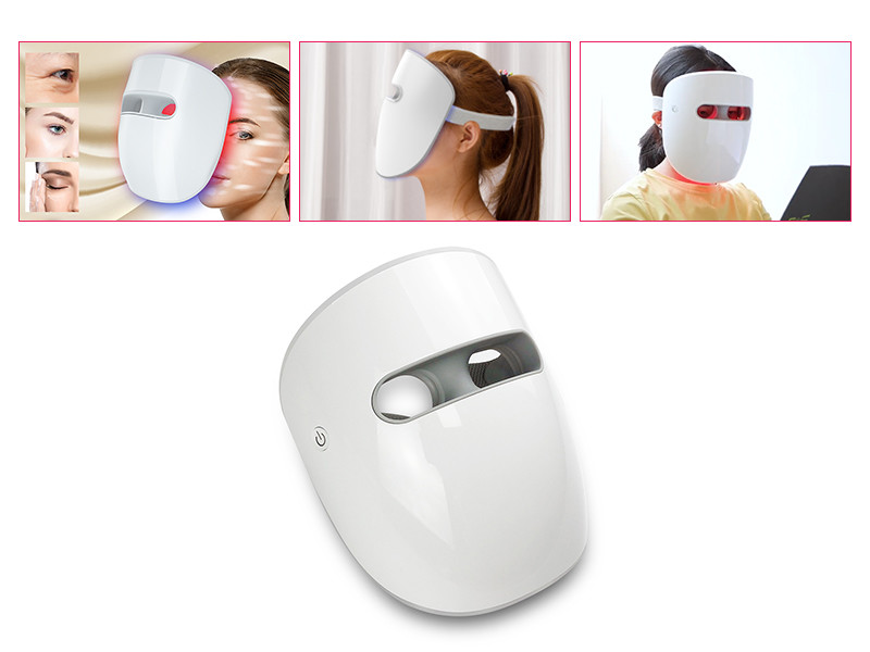 China Face Lift Skin Tightening Led Facial Masks Red Light Therapy Wireless on sale