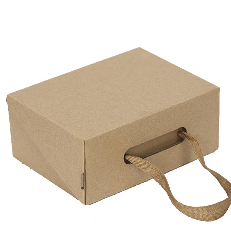 China Customized Kraft Paper Packaging Box CMYK Printing Color on sale
