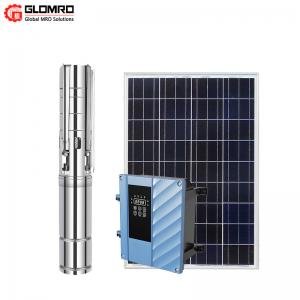 China 3hp Borehole Solar Power Submersible Water Pump With Controller on sale