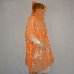 Best Adult / Kid Disposable Plastic Rain Suit Polyethylene Material CE Certification wholesale