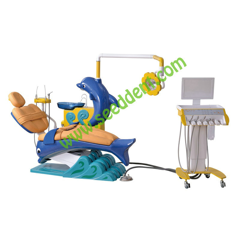 Best Dolphin Kids Dental Unit with Standalone instrument tray SE-M004 wholesale
