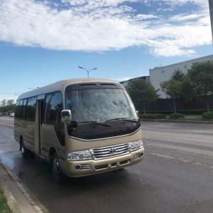 China Hot sale 100% Japan Original Used 30 seats Toyota Coaster bus diesel engine small school/tour/passenger bus for sale on sale