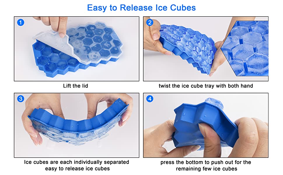 easy to release the ice cube