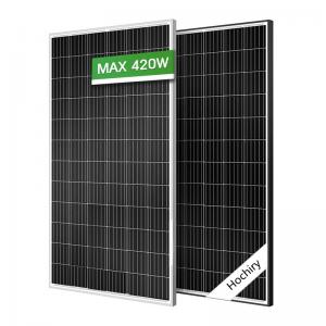 72 Cells 420W PERC Photovoltaic Solar PV Panel IP68 Anodized