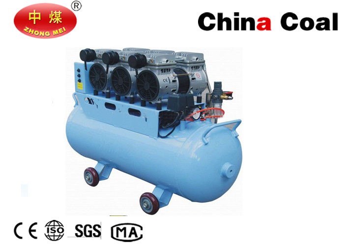 DA5003 Dental Air Compressor 3/4HPX2 1100W Oil Free Air Compressor 80L  93×73×74cm