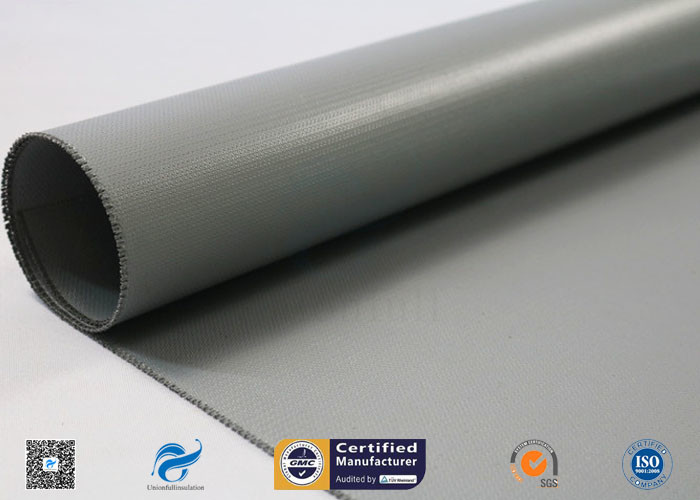 China Two Side Silicone Coated Glass Fabric / Silicone Rubber Coated Fiberglass Fabric on sale