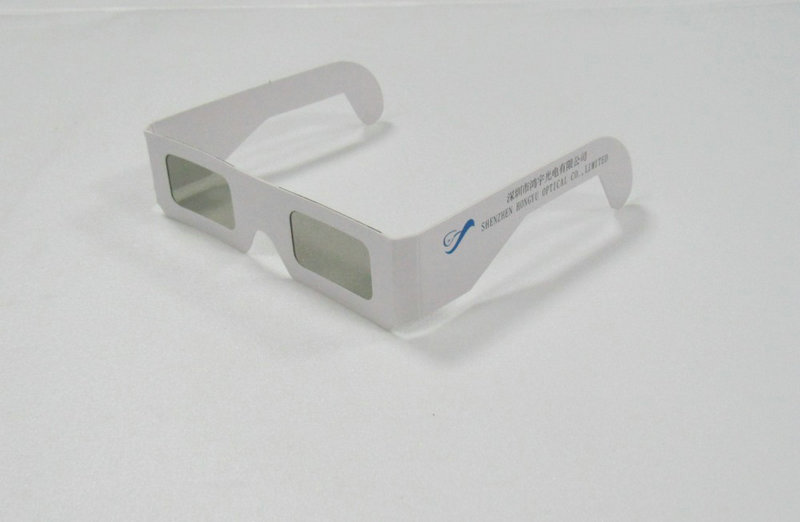 Paper Frame Circular Polarized 3D Glasses For Reald Or Masterimage System