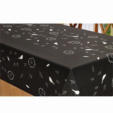 Best 100% Polyester Waterproof Printed Tablecloth wholesale