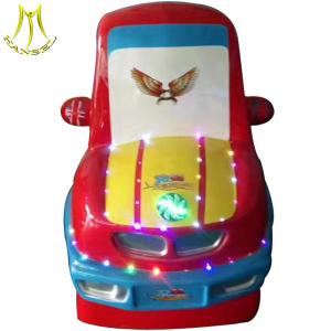 China Hansel cheap coin operated kiddie rides on mini electric car for sale on sale